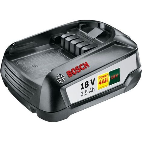 Batterie lithium-ion Bosch - 18 V 2,5 Ah - Li-ion - Grande autonomie - Sans effet mémoire (1/4)