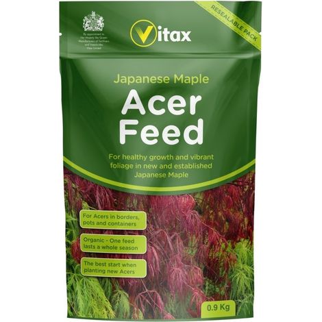 Vitax 6AF901 Japanese Maple Acer Tree Fertilizer – 0.9kg Pouch (1/2)