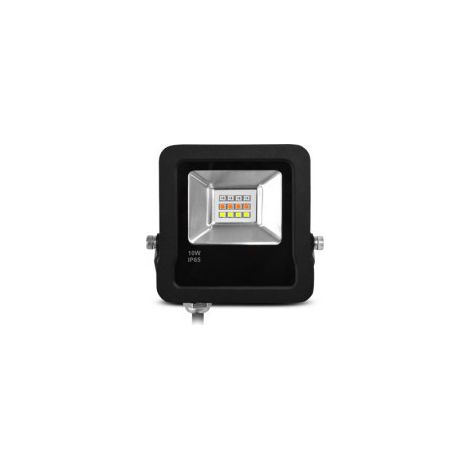 Projecteur LED RGB ARCHEO SLIM II - 10W avec télécommande Miidex Lighting® noir (1/5)