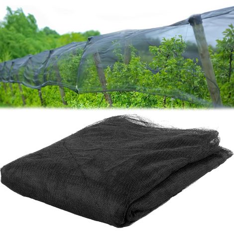 4m x 3m Moskitonetz Feinmaschiges Fliegennetz Meterware noir (1/5)