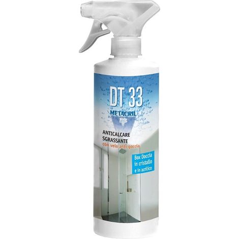 DT33 - dertergente antigoccia protettivo con azione anticalcare 500ml Metacril