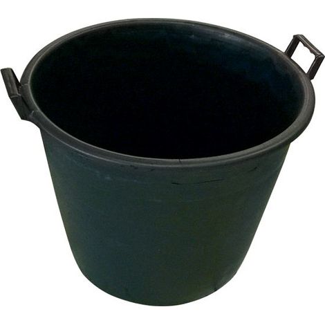 Bidone per Macerie in Pvc Nero 55cm 65 litri colore Nero 2 Manici