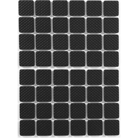 Beyamis 48 patins de protection antidérapants et auto-adhésifs noirs pour meubles, canapés, tables et chaises. (1/5)