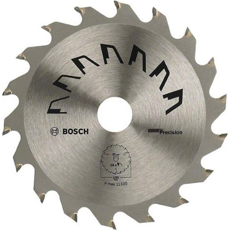 1x Lame de Scie Circulaire Precison (pour Bois, Ø 140 x 2.5/1.5 x 20/12.75 mm, 18 Dents, ATB, avec 1x Bague de Réduction 12.75 mm, Accessoire Scie Circulaire) (1/3)