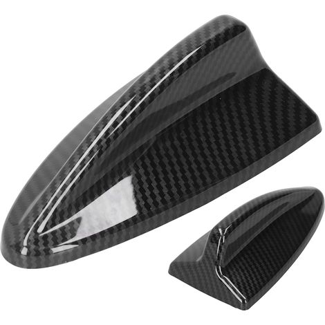 Aileron Requin Toit Antenne Style Carbone pour BMW Série 3 E90, X1 E84, X3 F25 – Coque Fibre, Noir (1/5)