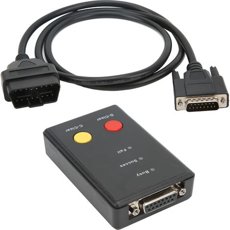 Lecteur de codes défaut OBD2 Réinitialisation sécurisée Effacement Vérification Outil diagnostic rapide Bouton pour voiture (1/5)