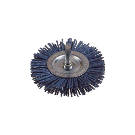 SPAZZOLA CIRCOLARE IN NYLON ABRASIVO BLU- - ø mm.100 PG 497.20 - 1 blister PG