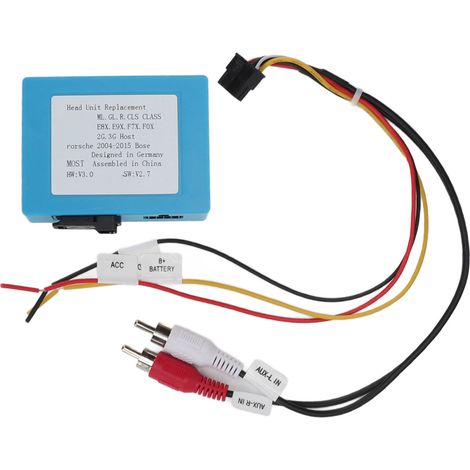 Eosnow Boîte de décodeur de Fiber optique accessoires de Radio stéréo de voiture remplacement pour MercedesBenz ML GL R E CLS SLK (1/5)