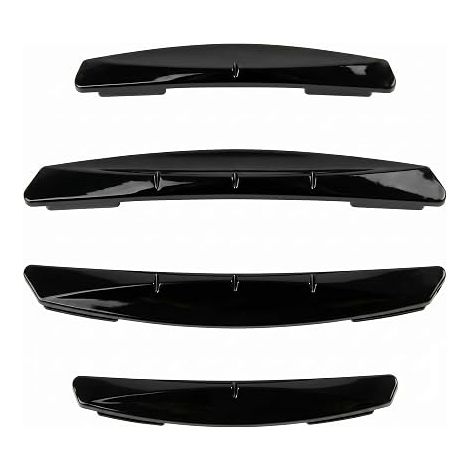Protection Portiere Voiture, Protege Porte Auto avec Fixation Autoadhesive, Bande Anti Collision Contre Rayures et Bosses, Amortisseur Portière Véhicule Universel, PVC Noir (1/5)