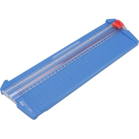 Découpeuse Papier A3 avec Double Échelle Métrique et Impériale - Précise, Légère et Robuste - Bleu Azur (1/5)