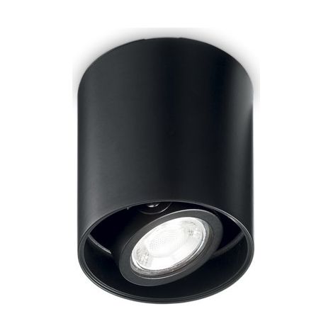 Ideal Lux MOOD - Plafonnier intérieur à 1 lumière, noir, GU10