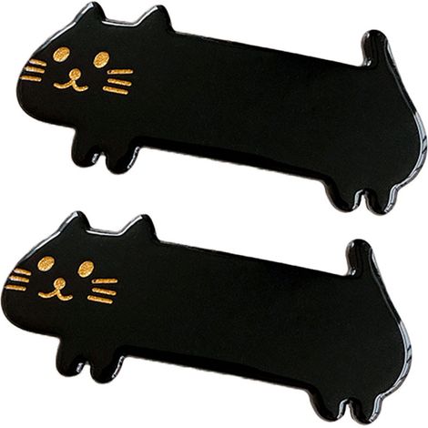 Pince À Cheveux Chat - Pince À Bec De Canard En Acétate Écologique - Pour Filles Femmes Enfants - Lot De 1