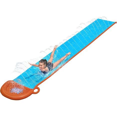 1 Tapis De Glisse, 4,88 M PVC, Arroseur Intégré, Piscine Gonflable, Jardin Enfant (1/5)