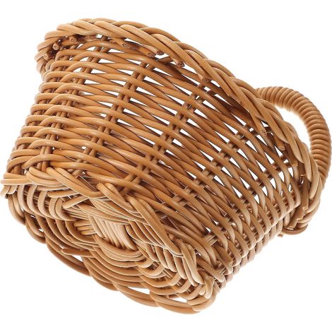 Panier mural compatible avec rangement, panier à oignons suspendu tissé à la main pour cuisine (1/5)