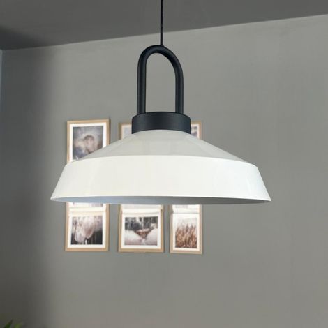 bamyum Lema Suspension Luminaire Rétro en Metal de 37,5 cm, Lustre de Salon Vintage, Éclairage de Plafond pour Chambre, Cuisine, Lampe Suspendue (1/5)