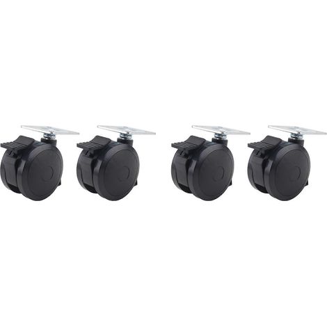 Lot de 4 pièces 69828 Locking Caster roue pour Weber Spirit 200/300 série Grill Spirit E310 pièces, pour Weber Spirit E-215 E315 E320 (1/5)