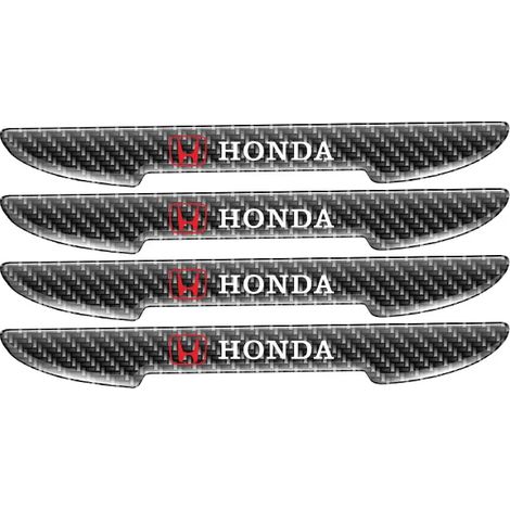(4 pièces) Autocollants anti-collision pour poignées de portières de voiture, compatibles avec Honda Civic, Accord, CRV, Odyssey, Fit, Pilot, HRV, CRF, CBR, XRV, City, Jazz et Jade. (1/4)