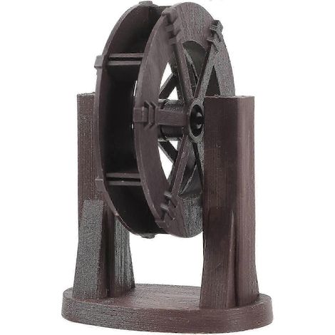 Ensemble de 5 pièces comprenant une roue à eau et une fontaine, idéal pour la décoration à faire soi-même. (1/5)