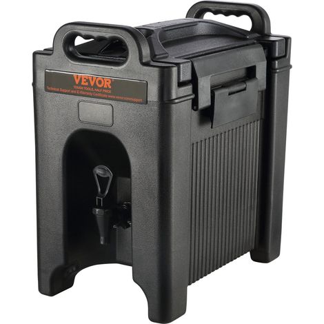 Distributeur de boissons isotherme 9,5 L en PEBD alimentaire avec robinet à deux niveaux et isolation en PU, parfait pour restaurants et bars (1/5)
