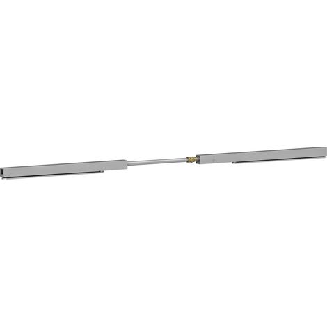 Rail coulissant encastré G881 avec sélecteur de fermeture pour ferme-porte DC860 - Argent EV1 - ASSA ABLOY - 11226000 (1/3)