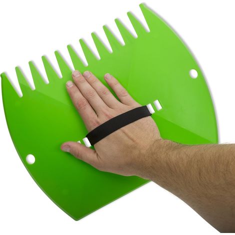 Griffes à gazon - Râteau de jardin manuel en plastique facile et durable, outil pour ramasser les feuilles, 45TAF6 (1/5)