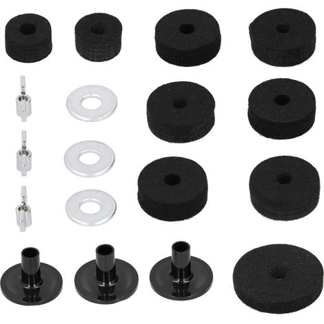 18-teiliges Ersatzbecken-Set mit Flügelmutter und Unterlegscheibe für Schlagzeug-Hardware (1/5)
