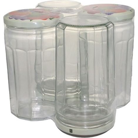 Pot confettura Pack4 645ml + coperchio 82 - Bouchonnerie Jocondienne