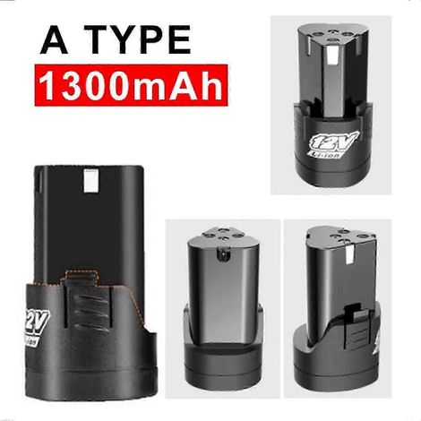 Batterie lithium-ion 12 V 3000 mAh compatible avec visseuse électrique, perceuse et mini-meuleuse (1/5)