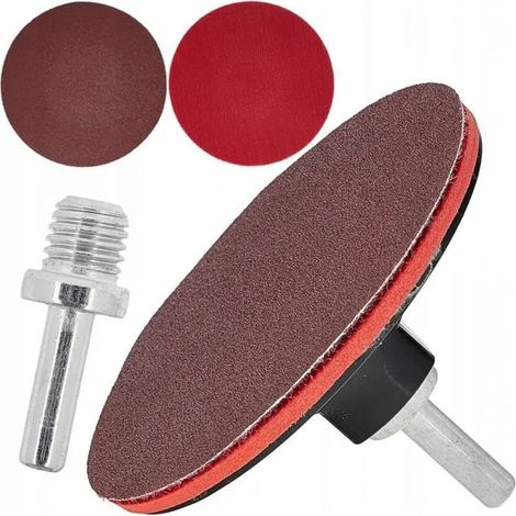 Klettscheibe für M14-Winkelschleifer + Adapter für 100-mm-Geko-Schraubendreher (1/3)