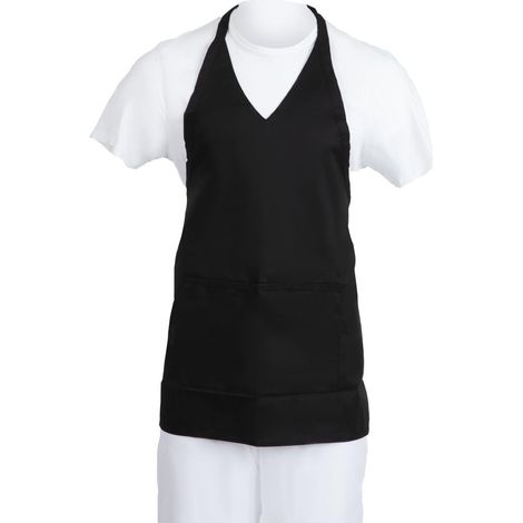 Tablier Serveur Col En V Whites Noir - Whites Chefs Clothing