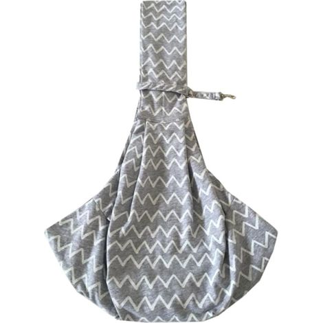 Sac pour animaux de compagnie (1 pièce) - Sac à main d'été pour chien - Sac bandoulière gris (1/5)