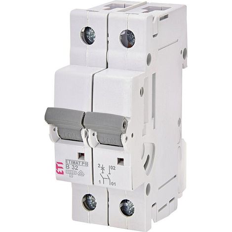 Disjoncteur ETI ETIMAT P10 1 pôle + N, 10kA, B32, REG