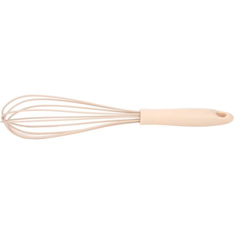 Mini Silicone Manual Egg Beater Stirring Frother Mixer Blender Kitchen Cooking Utensils Pink (1/5)