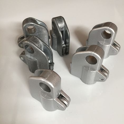 Gasfeder-Verbinder aus Zinklegierung, Beschläge für Möbel, Gasstangenwinkelversteller, Rostschutz für Zuhause (1/5)