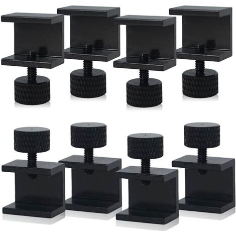royaluxe-8 Pièces Clip de Lit D'imprimante 3D, Imprimante 3D Pince de Lit en Verre Accessoires pour Ender 3s 3 Pro, 5 Pro, CR-20 Pro, CR-10S Pro (1/5)