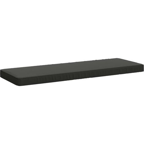 vidaXL Cuscino per Panchina a 1 Pezzo VUGHT 100% Poliestere Antracite (1/5)