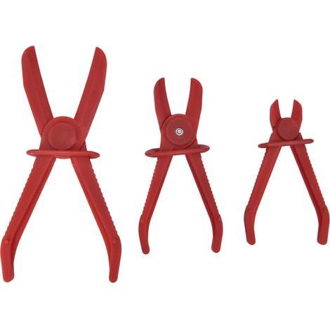 Rohrschelle, 3-teilig, Bremsschelle für Kraftstoffleitung, Nylon-Werkzeugset für Werkstatt und Fabrik (1/5)