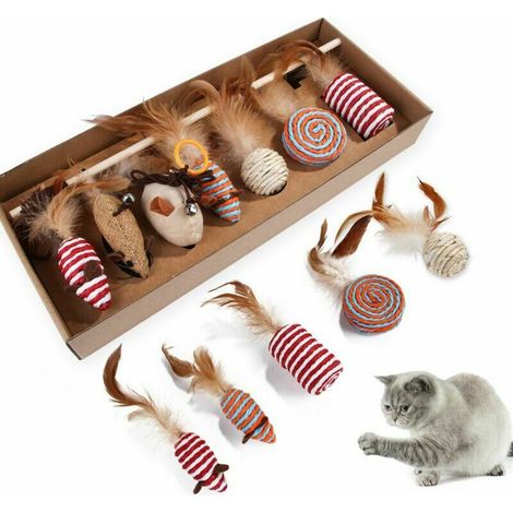 7 jouets pour chat pour animaux de compagnie (1/5)
