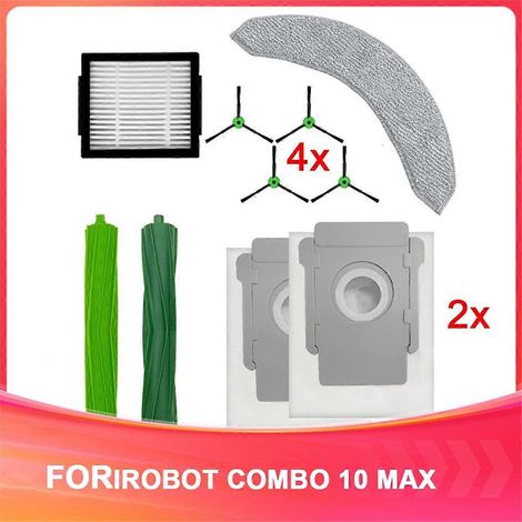 Accessoires pour robot aspirateur IROBOT COMBO 10 MAX, consommables pour robot aspirateur, pièces de rechange pour robot aspirateur (1/5)