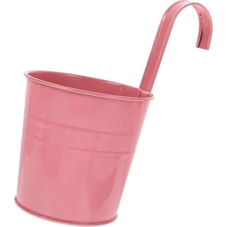 Pot De Fleurs - En Fer - Suspendu - Pour Balcon Jardin Intérieur - 1 Pièce - Couleur Aléatoire