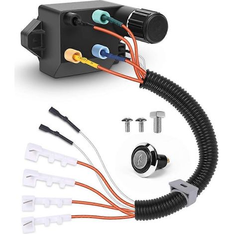 Kit de remplacement pour allumeur de barbecue à gaz série II 410/210 : interrupteur d'allumage avec fils. (1/5)