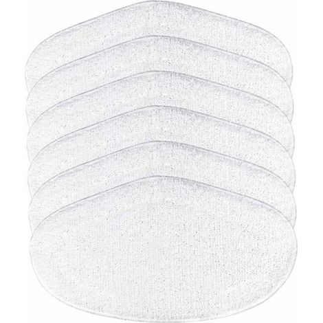 6PCS Reusable Mops for Vaporetto Vaporetto Brush Replacement for PAEU0332 Washable Replacement Mops for Polti Vaporetto Vaporforce Brush (6pcs for Polti)