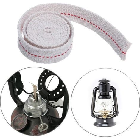 Öllampendocht Länge 5 m - Petroleumlampendocht Breite 10 mm Lampendocht ✮100% Baumwolle✮ Für Petroleumlampe/Öllaterne - Brennerlampe (1/5)