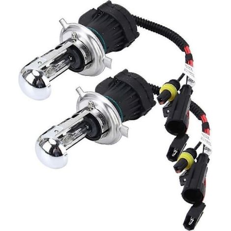 Ampoules de phares au xénon HID H4 55W 6000K 12V AC UE (2 pièces) (1/4)