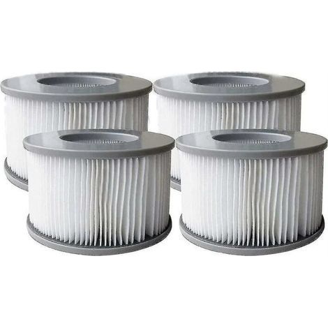 Set di 4 cartucce filtranti per piscina gonfiabile Mspa, jacuzzi Ruikalucky (1/2)