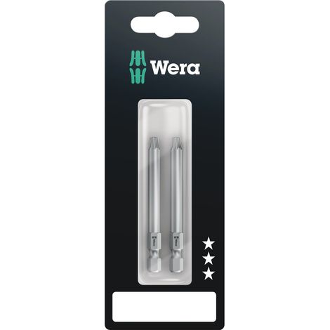 Wera 867/4 Z TORX® BO Bits mit Bohrung SB, TX 25 x 70 mm, 2-teilig 05073071001