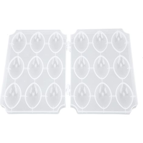 Moule boulette viande manuel – presse pain viande – 9 grilles – transparent (1/5)