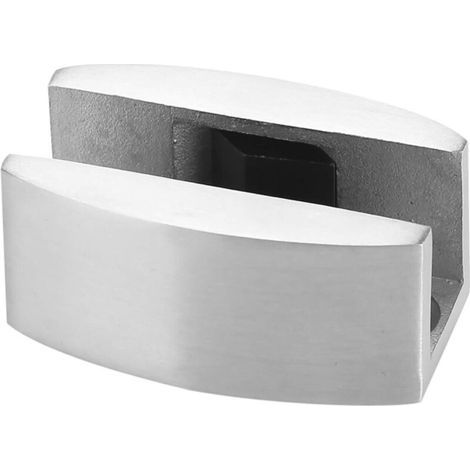 Guide de Sol pour Porte Coulissante, Guide Inférieur de Sol en Acier Inoxydable 304 Pièces de Rechange Guides Montés au Sol pour Portes Coulissantes en Verre sans Cadre 8-14mm (1/5)