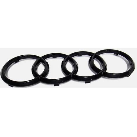 Logo de calandre avant noir brillant pour Audi A1 A3 A4 A5 A6 273x94mm[NX] (1/4)