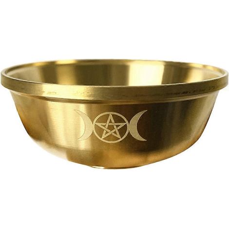 Altarschale, Ritualvergoldung, Geschirr, Zeremonie, Monddeutung, Astrologisches Werkzeug, Hexenrequisiten